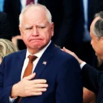 tim walz nazi salute