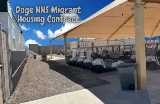 doge hhs migrant housing contract