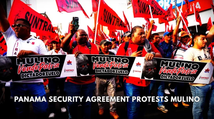 panama security agreement protests mulino